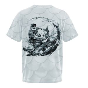 Chemise de pêche respirante de haute qualité personnalisée, protection UV, séchage rapide, légère, UPF 50+, respirante, anti-UV, t-shirt de sport pour pêcheurs - Product Image 4