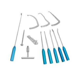 Kit d'instruments chirurgicaux orthopédiques en acier inoxydable : Alésoir tibial canulé, Plug de tunnel, Outils manuels de fixation osseuse - Product Image 3