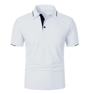 Wholesale Casual Wear Stylish Short Sleeve Polo Shirts For Adults Men's Short Sleeve Polo Shirt - Product Image 5