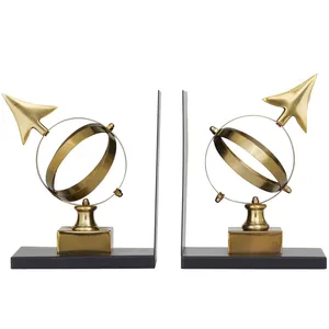 Elegant Handmade Stone Vertical Landscape Bookend Luxury Decorative Holder Modern <b>Desk</b> Stand Eco-Friendly Car Use Zahid Exports - Product Image 1