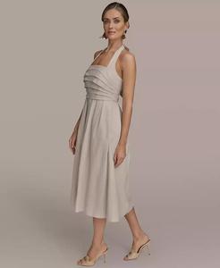 Abito Midi con cravatta da Donna | Donna Karan New York - Product Image 2