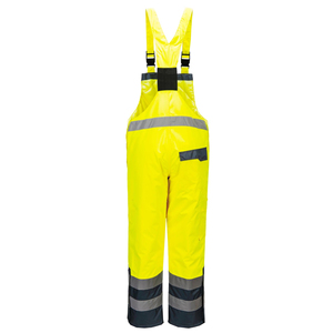 Direct Factory Supplier Two Tone High Visibility Bib And Brace Adjustable Elastic Hi Vis Bib And Brace Overall <b>Pants</b> For Workers - Product Image 2