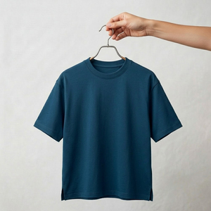 Custom High Quality Men's T-Shirt Sleeve 100% Cotton 280GSM Heavyweight Oversized T-Shirt Oversized Streetwear <b>Tee</b> - Product Image 2