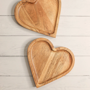 Wholesale Wooden Heart <b>Plate</b> Handcrafted from Premium Quality Wood for Valentine Table Decor Made in Vietnam - Product Image 2