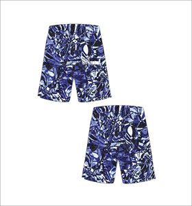 Custom blue Quick Dry Board <b>Shorts</b> Casual Bermuda Beachwear - Product Image 1
