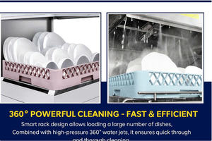เครื่องล้างจานแบบฝาครอบ Rama RC15000SX สำหรับงานหนัก 9.8kW โซลูชั่นครัวเชิงพาณิชย์ประสิทธิภาพสูง - Product Image 5