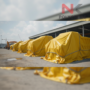 Bâche de protection industrielle de qualité professionnelle, haute performance, prête pour l'utilisation dans les entrepôts de machines et l'exportation mondiale - Product Image 5