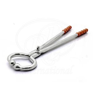 ที่จับวัว สแตนเลส ด้ามยาว พร้อมด้ามจับพีวีซี ใช้ซ้ำได้ ผิวซาติน ความยาวรวม 19 นิ้ว อุปกรณ์จัดการปศุสัตว์ - Product Image 2