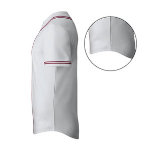 Camiseta de Béisbol de Fabricación Pakistaní, Camiseta de Béisbol con Botones, Camiseta de Béisbol de Color Sólido - Product Image 6