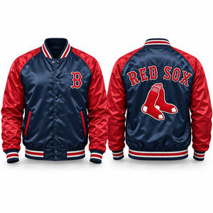 Chaqueta Bomber de Satén con Serigrafía y Twill, Opciones de Talla, Servicio de Muestras, Colecciones Minoristas, Selección de Boutique, Ropa de Béisbol - Product Image 4