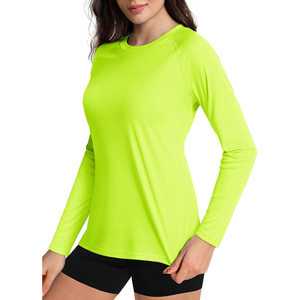 Unisex Full Sleeve <b>Peach</b> Rash Guard Quick Dry UPF50+ Eco-Friendly Polyester Swim <b>Top</b> with Front Logo for Adults - Product Image 4