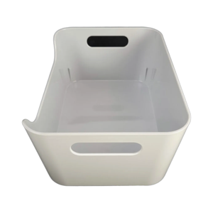 Wholesale Custom Logo Bathroom <b>Storage</b> Organizer Boxes Rectangle Hollow PP <b>Storage</b> <b>Baskets</b> Vietnam Manufacture Cheap Price - Product Image 5