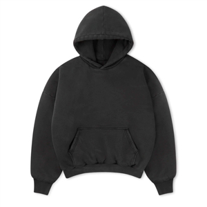 Sweat à capuche oversize en molleton de coton de haute qualité, avec impression en relief, col à capuche personnalisé, style vintage, grammage lourd 300g, doublé - Product Image 1