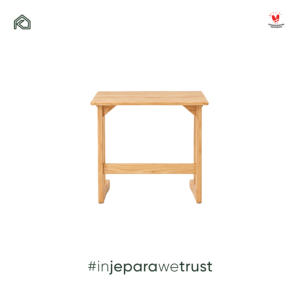 Mesa Auxiliar para Portátil en Forma de C de Madera Sólida Natural Sungkai, Escritorio Moderno para Sofá, Mueble para Sala de Estar, Apartamento u Hotel - Product Image 3