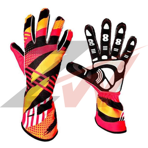 Gants <span class=keywords><strong>de</strong></span> course automobile personnalisés multicolores à doigts complets pour hommes et femmes, protection tactile multi-couleurs, gants <span class=keywords><strong>de</strong></span> <span class=keywords><strong>rallye</strong></span> automobile OEM - Product Image 6