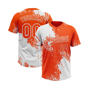 Custom 2 Button Baseball Jersey Women's Sublimated Team Uniform Moisture Wicking Performance <b>Athletic</b> Wear 100% Polyester Plus - Product Image 2