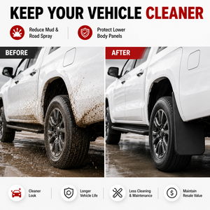 Guardabarros de Plástico a Medida, Juego de 4 Piezas para Hilux Revo/Vigo 4WD, Reequipamiento/Actualización, Protectores Contra Salpicaduras - Product Image 4