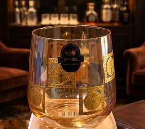 Offre Spéciale – Verres à Whisky Rétro de Luxe Écologiques en Cristal Transparent, Verres à Shot et à Cocktail avec Logo Doré - Product Image 2