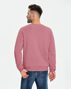 Sweat-shirt d'hiver pour homme en coton 100 %, coupe ample, polaire respirant, imprimé personnalisé, tricoté, coupe régulière, fitness – Grande Vente - Product Image 2