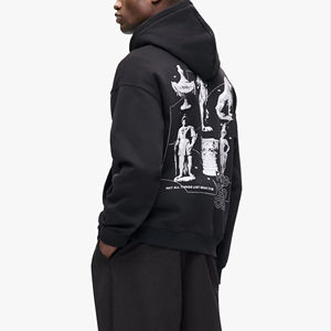 Sudadera con Capucha para Hombre, Gruesa, con Logotipo Personalizado, Forro Polar Cálido, Venta al Por Mayor - Product Image 1