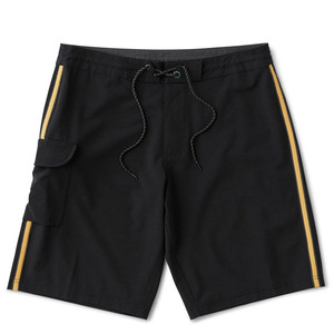 กางเกงขาสั้นผู้ชายแบบมีเชือกผูกด้านหน้า ผ้าแคนวาส ผ้าถัก ยืดได้ แห้งเร็ว ชุดว่ายน้ำลำลองสำหรับฤดูร้อน - Product Image 1