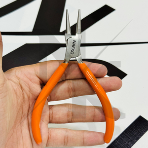 Wholesale Heavy Duty Jewelry Making Round Nose Pliers Stainless Steel Precision <b>Wire</b> Looping Pliers Jewelry <b>Craft</b> Repair Tool - Product Image 2