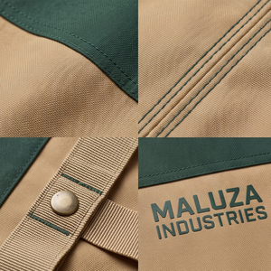 ชุดจั๊มสูทสกีสโนว์บอร์ดกันน้ำสำหรับผู้ชาย MALUZA INDUSTRIES ระดับกันน้ำ 10,000 มม. ระบายอากาศได้ดี กันลม มีฮู้ด บุฉนวนกันความหนาว ผลิตจากวัสดุสังเคราะห์ - Product Image 6