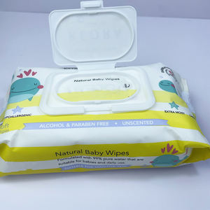 Grosir Katun Organik Label Pribadi Bayi Pabrik Tisu Basah Penyeka Bayi - Product Image 3