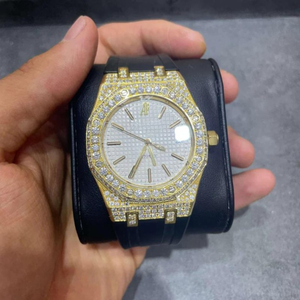 Reloj Clásico Personalizado para Hombre con Diamantes Cultivados en Laboratorio, Estilo Hip Hop, Joyería de Diamantes, Mejor Calidad, Precio al por Mayor - Product Image 5