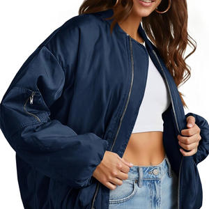 Chaqueta Bomber Urbana para Mujer, Personalizable, Diseño Limpio, con Cierre, para Marca y Suministro de Artículos Promocionales - Product Image 6