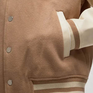 Chaqueta Varsity de Invierno para Hombre, Cuello Alto, Casual, Personalizable, 100% Poliéster, Precio al por Mayor - Product Image 6