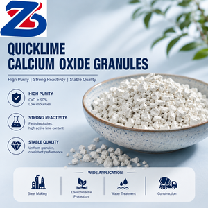 Granulés de chaux vive industrielle, oxyde de calcium (CaO) en morceaux pour flux de fonderie et applications manufacturières - Product Image 1