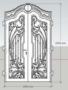 Puertas de Entrada Frontales de Acero Contemporáneas, Puertas de Seguridad Personalizadas para Hogares Posmodernos con Diseño Impermeable, Seguridad y Resistencia - Product Image 5