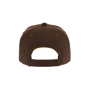 Casquette de baseball 5 panneaux personnalisable avec logo pour hommes – Vente en gros, respirante, imperméable, ajustable, en coton doux, broderie unie bicolore - Product Image 3