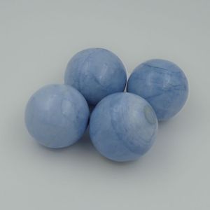 Sphère d'Opale Bleue Naturelle, Boule de Cristal de Guérison, Pierre Polie, Méditation, Reiki, Amour, Décoration d'Intérieur, Luxe, Feng Shui, Rayée - Product Image 2
