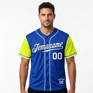 Camiseta de Béisbol de Alto Rendimiento Hecha a Medida, Diseño Sublimado, Paneles de Malla Transpirable, Ropa Deportiva para Equipos, 100% Poliéster - Product Image 2