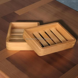 Bandeja dispensadora de jabón de madera de lujo hecha a mano y personalizable OEM/ODM proveedor - Product Image 1