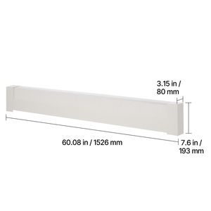 Copertura Frontale in Acciaio Resistente Serie Basic da 5 Piedi per Unità di Riscaldamento Elettrico Domestico, Serie Basic per Riscaldamento Elettrico - Product Image 6