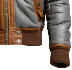 Faux Fur Custom Stand Patchwork High Street Aviator <b>Pilot</b> Winter Bomber Woolen <b>Jacket</b> High Quality Waterproof Eco-Friendly - Product Image 5