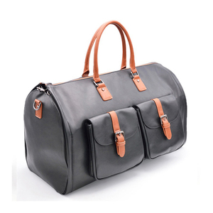 Handmade Genuine Vintage Leather Luxury Casual Sport Weekender Gym <b>Duffel</b> <b>Bag</b> Polyester Custom Pattern Brown Shoulder Travel <b>Bag</b> - Product Image 1