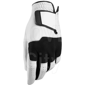 Guantes de golf para hombre y mujer, guantes de golf suaves Cabretta de cuero con logotipo personalizado para adultos, guantes de golf de cuero genuino de piel de oveja de Color OEM - Product Image 1