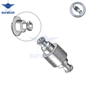 Dispositivo de Sujeción de 34.7 mm de Longitud con Bloqueo Seguro, Dispositivo Quirúrgico de Acero Inoxidable con 6 mm de Diámetro Exterior y 4 mm de Diámetro Interior - Product Image 3