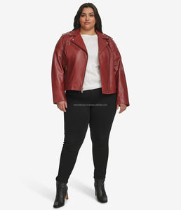 Chaquetas de mujer de alta calidad Moto Mejor llegada para ropa de invierno Manga completa Personalizado Nuevo diseño Chaquetas de cuero para mujer - Product Image 5