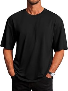 Camiseta Extra Grande de Alta Calidad, 100% Algodón, Cuello Redondo, Manga Corta, Unisex, con Estampado de Letras, Secado Rápido, HECHA POR HS 2027 - Product Image 3