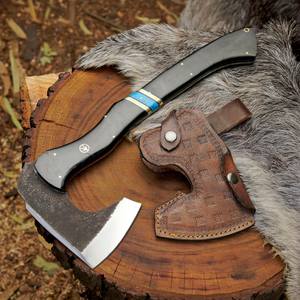 Hacha Táctica Personalizable OEM de Acero 1095 para Exteriores, Forjada a Mano, con Mango de Resina, para Camping y Bushcraft - Product Image 1