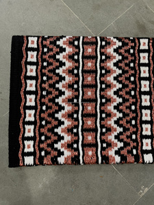 Manta de caballo de lana de Nueva Zelanda de alta calidad Manta y almohadilla de caballo de espectáculo de equitación occidental Diseños de colores surtidos - Product Image 3