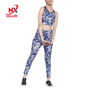 High Quality Women's Yoga Set Custom Lightweight Fitness Wear Outdoor Seamless Elastic Waist Legging <b>Bra</b> Quick Dry Sustainable - Product Image 1
