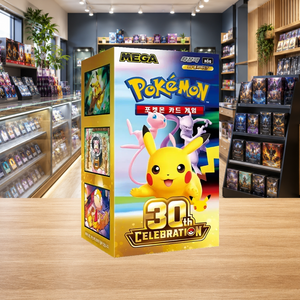 Caja de Sobres Coreana de Pokémon M6a 30th Anniversary para Tiendas de Juegos de Cartas, Coleccionistas y Vendedores en Línea - Product Image 4