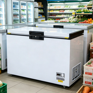 Congélateur horizontal <span class=keywords><strong>commercial</strong></span> à refroidissement direct, à température unique, pour crèmes glacées, destiné aux supermarchés - Product Image 4