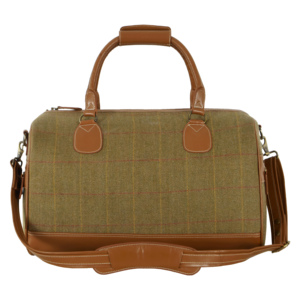 Wholesale Tweed Fabric Leather <b>Holdall</b> Travel <b>Bag</b> Genuine Leather <b>Weekend</b> Duffel <b>Bag</b> Luxury Gym <b>Bag</b> Custom Colors Manufacturer - Product Image 1